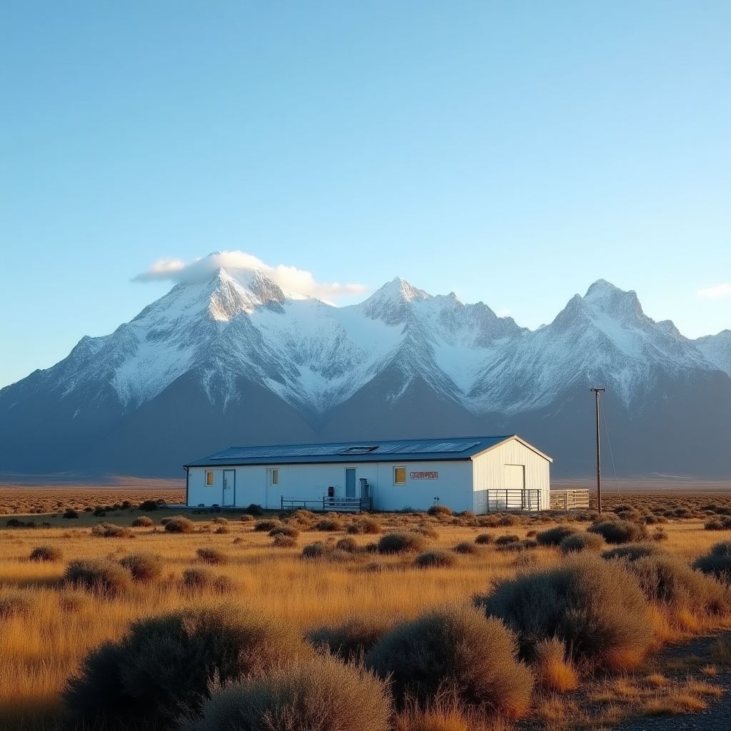 Estación YPF en ruta patagónica