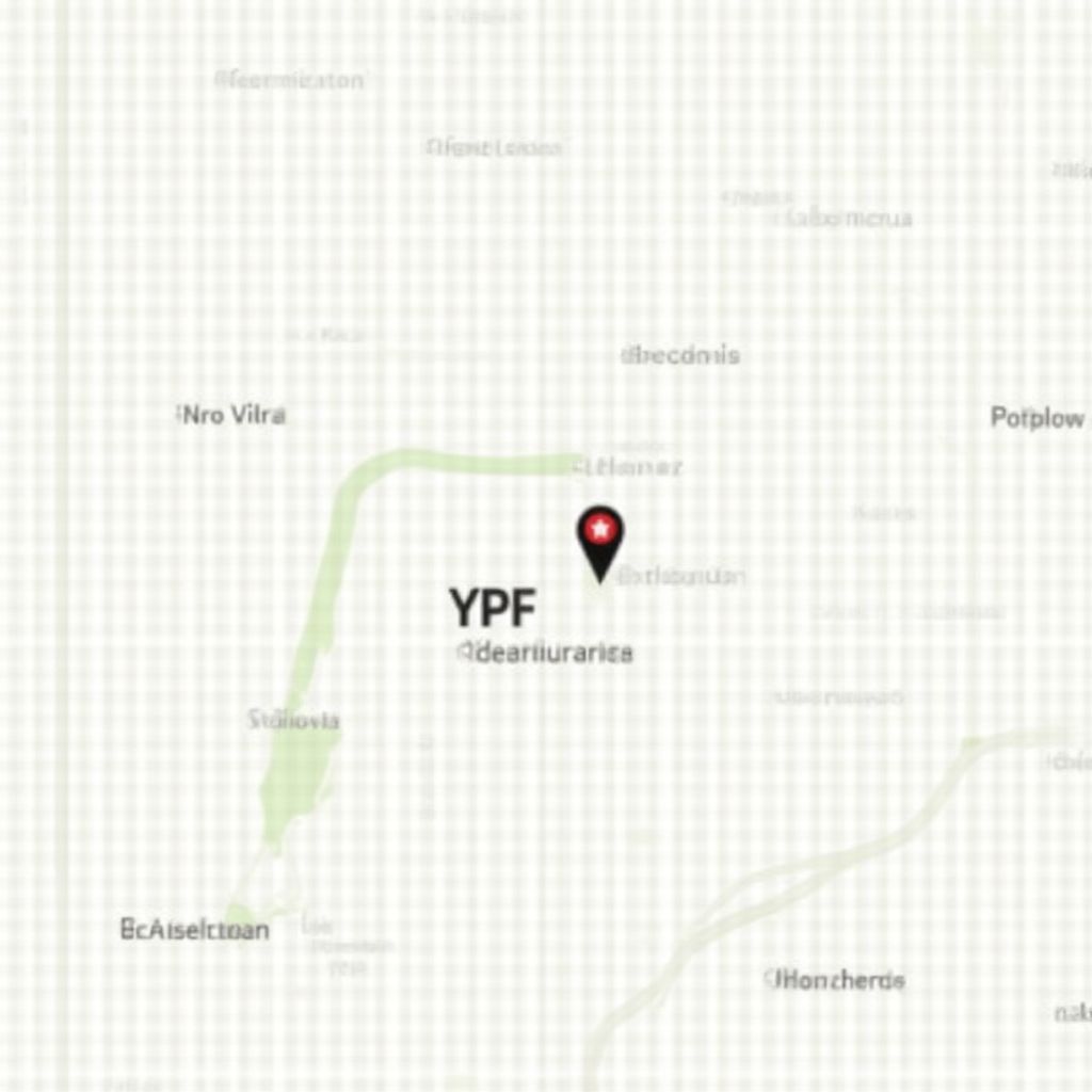 Mapa de la sede central de YPF